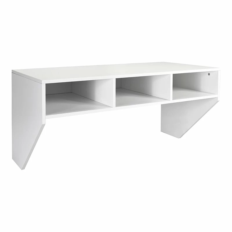 Brand new ❤️ Costway Contemporary MDF Wall Mounted Floating Computer Desk In White 😍 1 Brand new ❤️ Costway Contemporary MDF Wall Mounted Floating Computer Desk In White 😍