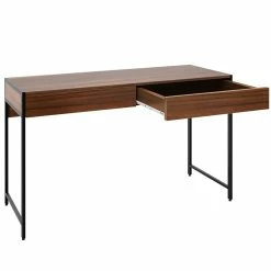 Wholesale 🌟 Costway 2-drawer Contemporary Engineered Wood Computer Desk In Brown 🎉 -Cheap Executive Store 2326260 2 L