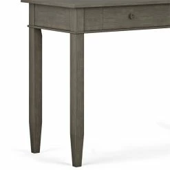 Wholesale 🔔 Allora Solid Wood Home Office Desk In Farmhouse Gray 😀 12 Wholesale 🔔 Allora Solid Wood Home Office Desk In Farmhouse Gray 😀 -Cheap Executive Store 2396118 5 L
