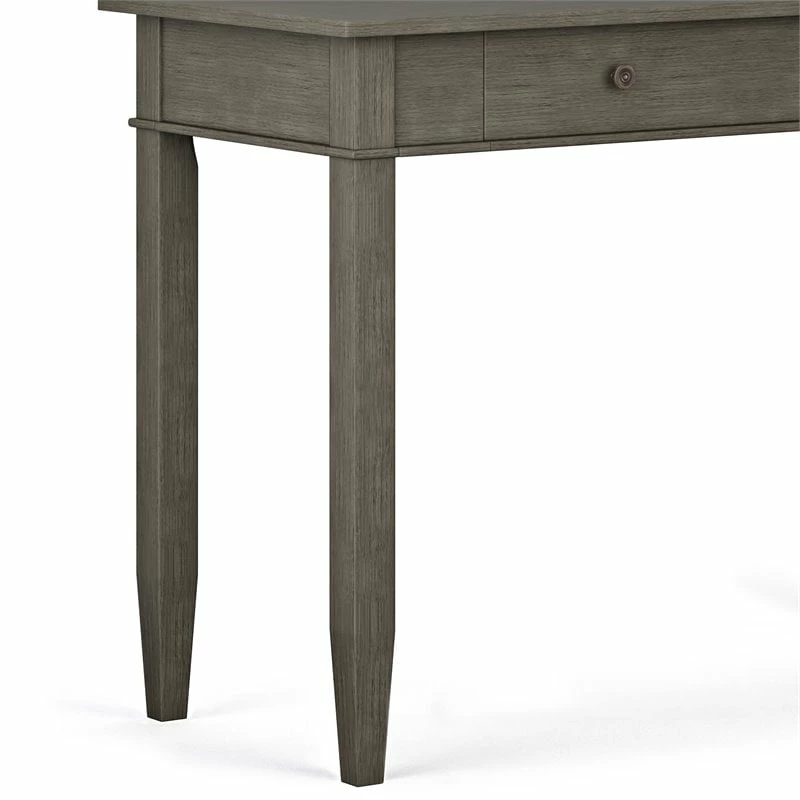 Wholesale 🔔 Allora Solid Wood Home Office Desk In Farmhouse Gray 😀 6 Wholesale 🔔 Allora Solid Wood Home Office Desk In Farmhouse Gray 😀 - Image 6