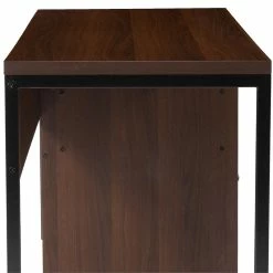 Budget 😀 Bowery Hill Computer Desk In Rustic Wood Grain 🎉 -Cheap Executive Store 2405044 9 L