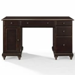 Wholesale 🎁 Bowery Hill 4 Drawer Computer Desk In Espresso 🔔 -Cheap Executive Store 2405045 2 L