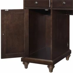 Wholesale 🎁 Bowery Hill 4 Drawer Computer Desk In Espresso 🔔 -Cheap Executive Store 2405045 6 L