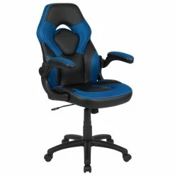 Budget 🧨 Bowery Hill 2 Piece Z-Frame Gaming Desk Set In Red And Blue 🧨 -Cheap Executive Store 2405093 12 L