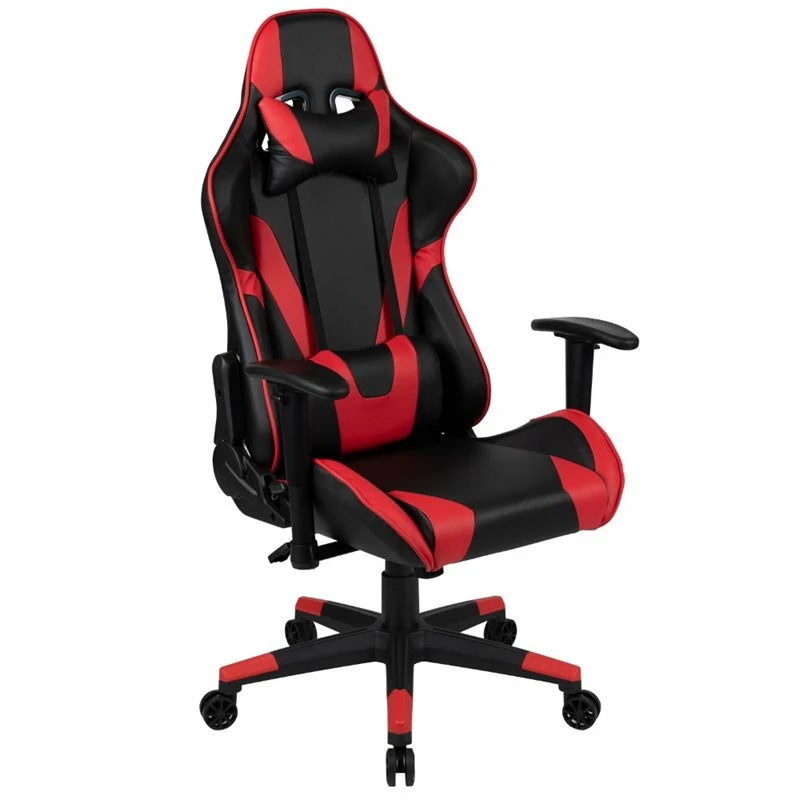 Cheapest 🥰 Bowery Hill Z-Frame Gaming Desk And Reclining Swivel Chair In Red 🛒 4 Cheapest 🥰 Bowery Hill Z-Frame Gaming Desk And Reclining Swivel Chair In Red 🛒 - Image 4