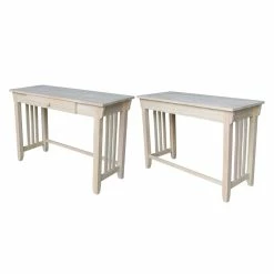 Discount 😀 Pemberly Row Mid Century Writing Desk With Drawer 😉 -Cheap Executive Store 2405241 3 L