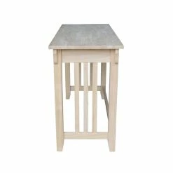 Discount 😀 Pemberly Row Mid Century Writing Desk With Drawer 😉 -Cheap Executive Store 2405241 7 L