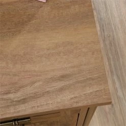 New 🛒 Pemberly Row Home Office Wood L-Shaped Desk In Sindoori Mango And Gold 🤩 -Cheap Executive Store 2405334 7 L