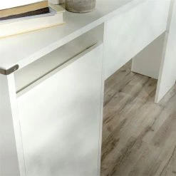 Flash Sale 🎉 Pemberly Row Engineered Wood L-Shaped Computer Desk In Pearl Oak/Blaze Acacia ✨ -Cheap Executive Store 2405337 7 L
