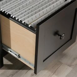 Promo 👍 Pemberly Row Wooden L Shaped Computer Desk In Estate Black ❤️ -Cheap Executive Store 2405375 16 L