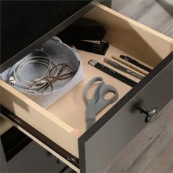 Promo 👍 Pemberly Row Wooden L Shaped Computer Desk In Estate Black ❤️ -Cheap Executive Store 2405375 17 L