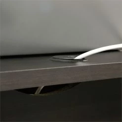 Promo 👍 Pemberly Row Wooden L Shaped Computer Desk In Estate Black ❤️ -Cheap Executive Store 2405375 18 L