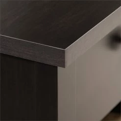 Promo 👍 Pemberly Row Wooden L Shaped Computer Desk In Estate Black ❤️ -Cheap Executive Store 2405375 19 L