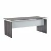 Coupon 💯 Scranton & Co Contemporary 63" Computer Desk In Gray Steel ✨