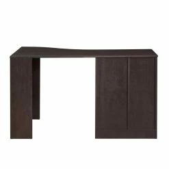 Promo 🔔 Scranton & Co Classic Engineered Wood Office Desk With Storage In Espresso 🎁 -Cheap Executive Store 2405443 8 L