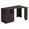 Promo 🔔 Scranton & Co Classic Engineered Wood Office Desk With Storage In Espresso 🎁