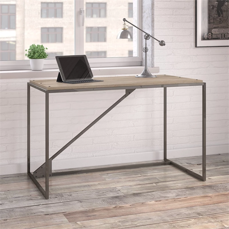 Wholesale ๐ Atlin Designs Traditional 50W Industrial Desk In Rustic Gray ๐ 6 Wholesale ๐ Atlin Designs Traditional 50W Industrial Desk In Rustic Gray ๐ - Image 6