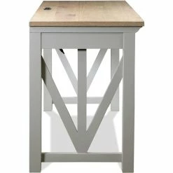 Flash Sale 🎁 Riverside Furniture Osborne 30" Wood Nesting Computer Desk In Timeless Oak /Gray 🤩 -Cheap Executive Store 2417152 2 L