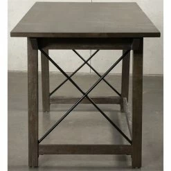 Cheap ✨ Riverside Furniture Sheffield Modern Contemporary Computer Desk In Rich Tobacco ✨ -Cheap Executive Store 2417236 2 L