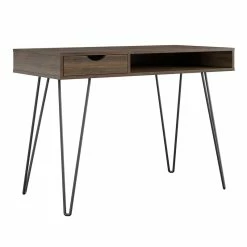 Wholesale ✨ Pemberly Row Mid-Centruy Computer Desk With Storage In Walnut 🤩 -Cheap Executive Store 2423530 4 L