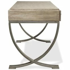 Cheapest ✨ Bowery Hill Contemporary Computer Desk In Natural And Black 🌟 -Cheap Executive Store 2438351 15 L