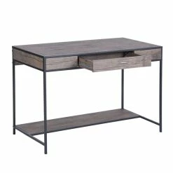 Best reviews of 🔥 CRO Decor Board With Metal Wood Computer Gaming Desk In Brown ⌛ -Cheap Executive Store 2438808 12 L