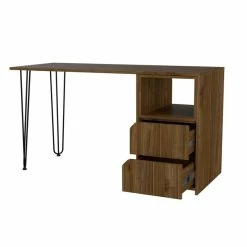Buy ❤️ RST Brands Aster 2-Drawer Wood Desk In Mahogany 👍 -Cheap Executive Store 2443973 3 L