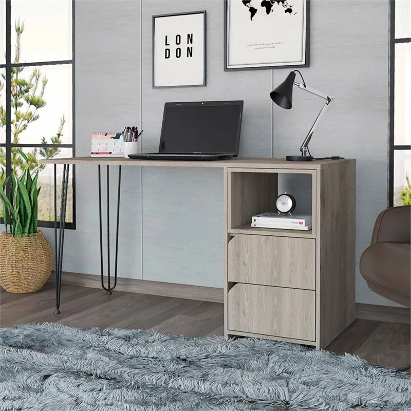 Best Pirce โ RST Brands Aster 2-Drawer Wood Desk In Aged Oak ๐คฉ 2 Best Pirce โ RST Brands Aster 2-Drawer Wood Desk In Aged Oak ๐คฉ - Image 2
