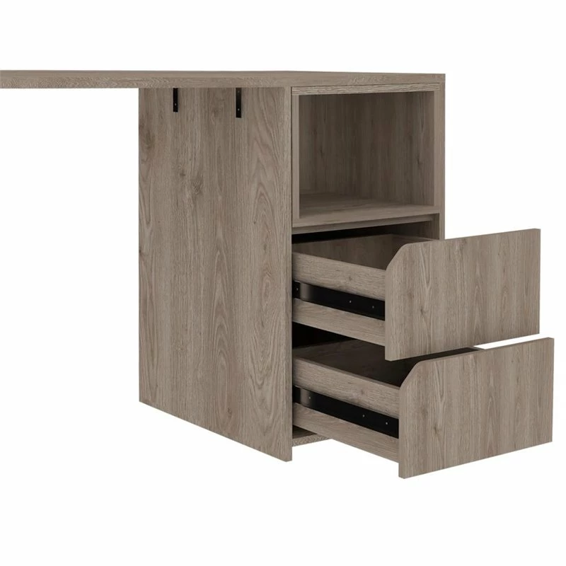Best Pirce โ RST Brands Aster 2-Drawer Wood Desk In Aged Oak ๐คฉ 5 Best Pirce โ RST Brands Aster 2-Drawer Wood Desk In Aged Oak ๐คฉ - Image 5