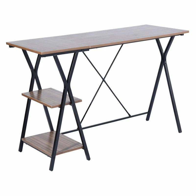 Best deal π FurnitureR Maddie Modern Engineered Wood Computer Desk With Shelves In Brown π₯° 1 Best deal π FurnitureR Maddie Modern Engineered Wood Computer Desk With Shelves In Brown π₯°