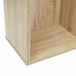 Wholesale ⌛ FurnitureR Phelps Modern Engineered Wood Computer Desk With Bookcase In Oak ⭐ -Cheap Executive Store 2445577 4 L