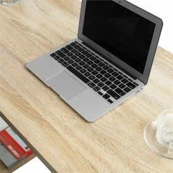 Wholesale ⌛ FurnitureR Phelps Modern Engineered Wood Computer Desk With Bookcase In Oak ⭐ -Cheap Executive Store 2445577 5 L