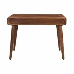 Best reviews of 🌟 Treasure Trove Campo Warm Brown Wood Writing Desk With Golden Tones ❤️ -Cheap Executive Store 2445799 5 L