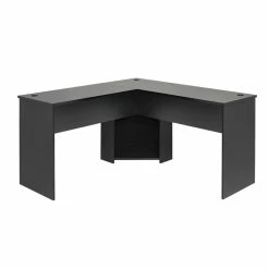 Budget 😍 Pemberly Row Transitional L-Shaped Computer Desk In Black ⌛