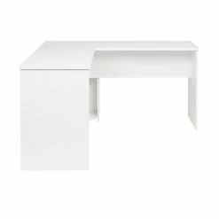 Deals ✨ Pemberly Row Transitional L-Shaped Computer Desk In White 🥰 -Cheap Executive Store 2452095 4 L