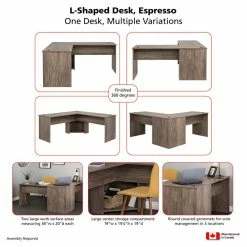 Best Pirce ๐ Pemberly Row Transitional L-Shaped Computer Desk In Drifted Gray ๐ 17 Best Pirce ๐ Pemberly Row Transitional L-Shaped Computer Desk In Drifted Gray ๐ -Cheap Executive Store 2452097 8 L