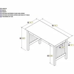 Top 10 ✨ Pemberly Row Contemporary Solid Wood Charger Writing Desk In White ✔️ 13 Top 10 ✨ Pemberly Row Contemporary Solid Wood Charger Writing Desk In White ✔️ -Cheap Executive Store 2452255 6 L