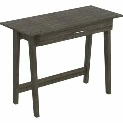 Coupon 😉 Urbanpro Modern 40"L Computer Desk With 1-Big Drawer In Dark Grey 🥰