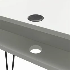 Cheapest 🌟 Urbanpro Mid-Century Computer Desk With Storage In White ✨ -Cheap Executive Store 2452670 4 L