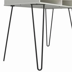 Cheapest 🌟 Urbanpro Mid-Century Computer Desk With Storage In White ✨ -Cheap Executive Store 2452670 5 L