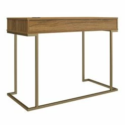 Best Sale 🧨 Urbanpro Contemporary Computer Desk In Walnut ⭐ -Cheap Executive Store 2452694 4 L