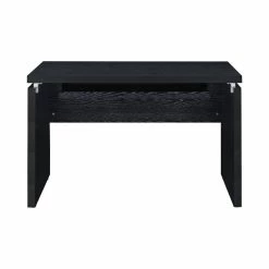 New ⌛ Benzara 47 Inch Wooden Computer Desk With Keyboard Tray In Black 😀 -Cheap Executive Store 2462723 3 L