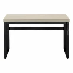Best Sale 🛒 Monarch Specialties 48"W Adj Height Computer Desk In Modern Taupe And Black ❤️ -Cheap Executive Store 2470080 4 L