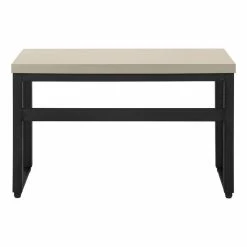 Best Sale 🛒 Monarch Specialties 48"W Adj Height Computer Desk In Modern Taupe And Black ❤️ -Cheap Executive Store 2470080 6 L