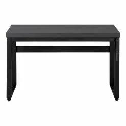 Promo 😍 Monarch Specialties 48"W Adj Height Computer Desk In Modern Grey And Black 👏 -Cheap Executive Store 2470081 4 L