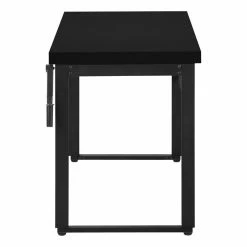 Top 10 🎉 Monarch Specialties 48"W Adj Height Computer Desk In Black And Black Metal 🌟 -Cheap Executive Store 2470083 5 L