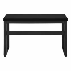 Top 10 🎉 Monarch Specialties 48"W Adj Height Computer Desk In Black And Black Metal 🌟 -Cheap Executive Store 2470083 6 L