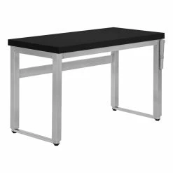 Wholesale ⌛ Monarch Specialties 48"W Adj Height Computer Desk In Black And Silver Metal ⭐