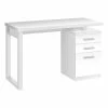 Promo 😉 Monarch Specialties 48"W Left Or Right Facing Computer Desk In White 🌟