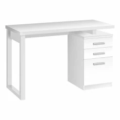 Promo 😉 Monarch Specialties 48"W Left Or Right Facing Computer Desk In White 🌟